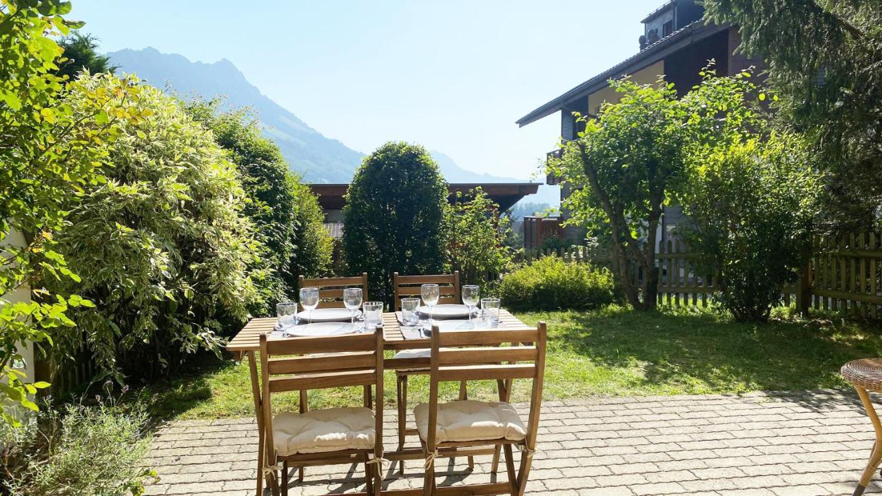 Chalet Apartment Serenity Lodge Charmey Bagian luar foto